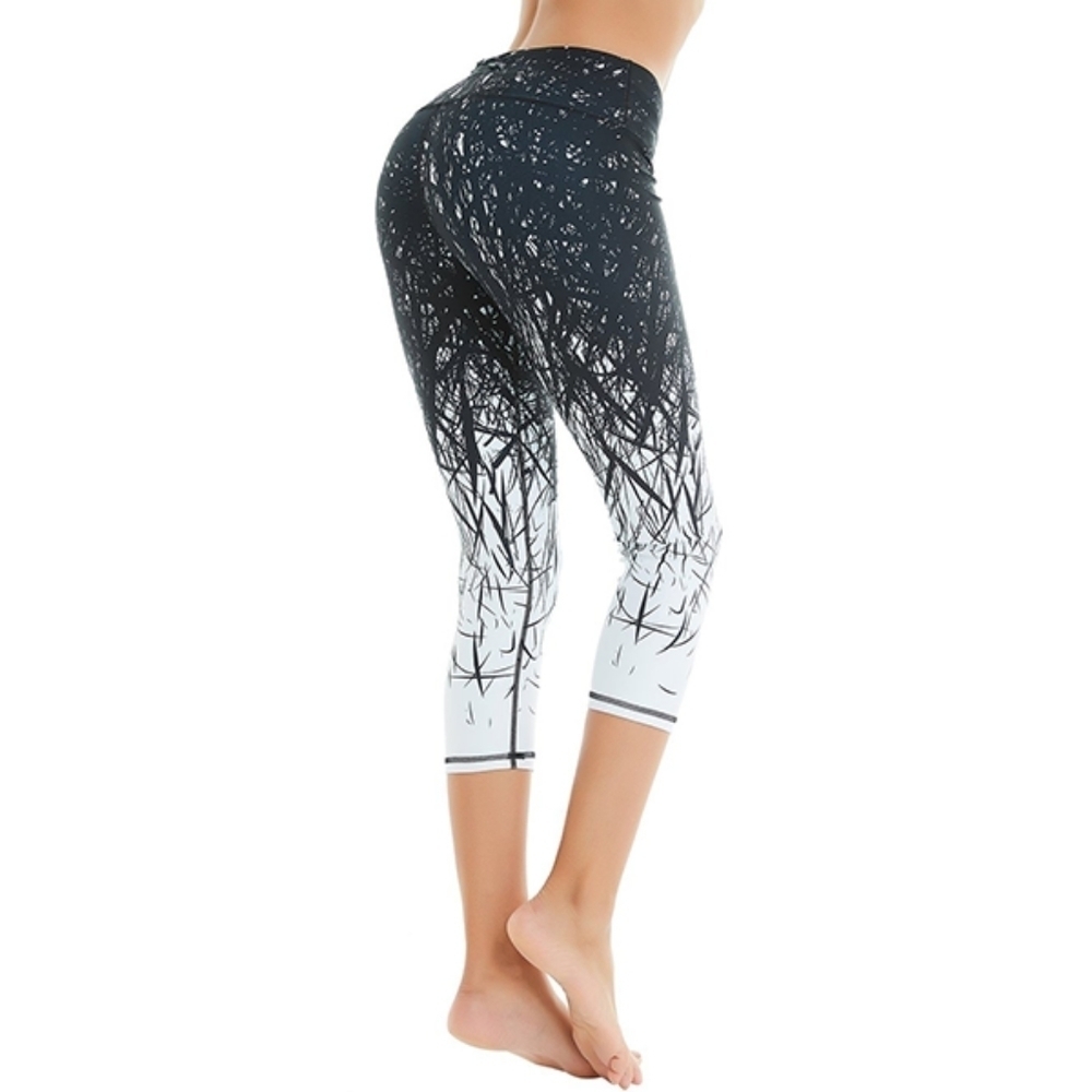 COOLOMG Capri Graphic Leggings